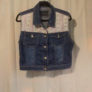 Traffic Jeans Wear Geometric Print Cowgirl Festival Wear Size XL